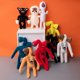 thumbnail image 2 of Muñeco de peluche de cabeza de sirena de Anime para niños, juguete de felpa suave de dibujos animados de gato, terrorífico, 25-60cm, gran oferta, 2 of 5