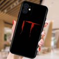 thumbnail image 3 of Pennywise-funda de silicona de Horror para IPhone, carcasa negra de silicona para Apple IPhone 13, 12 Mini, 11 Pro, XS, MAX, XR, X, 8, 7, 6S, 6 Plus, 5S, SE, 3 of 5