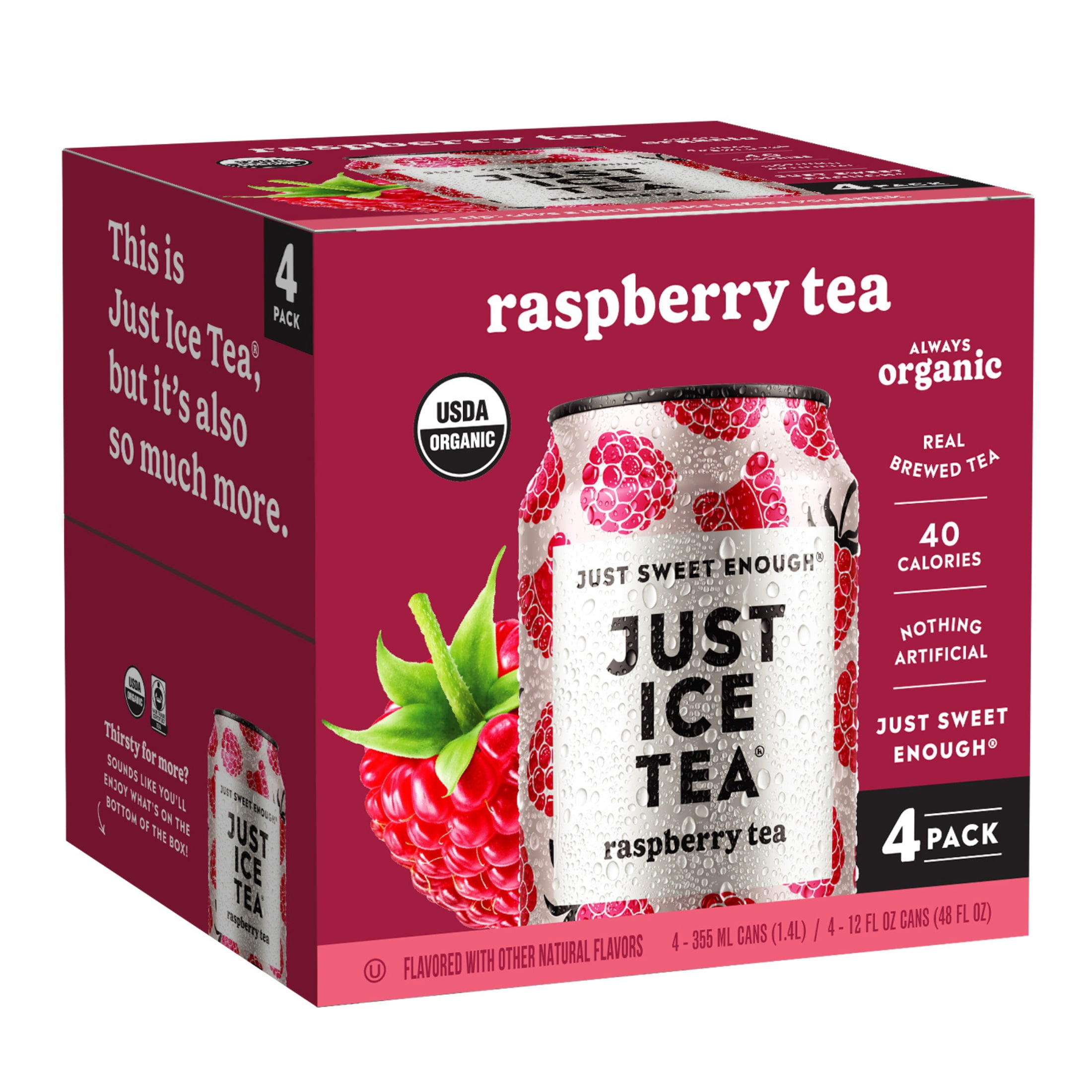 Just Ice Tea Dragon Green Tea with Passionfruit 12 fl oz - Walmart.com