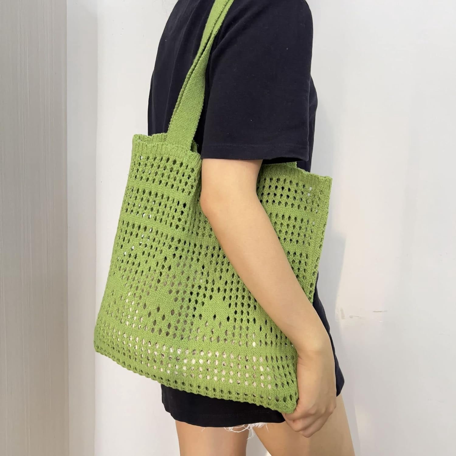 Kukuzhu Fairy Tote Bag Aesthetic Tote Bag Y2k Bag Tote Bag Aesthetic Y2k Crochet Tote Bag Aesthetic