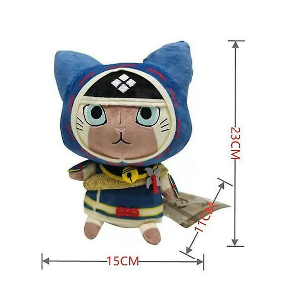 Monster Hunter Rise Cartoon Doll Easter Gift Plush Doll