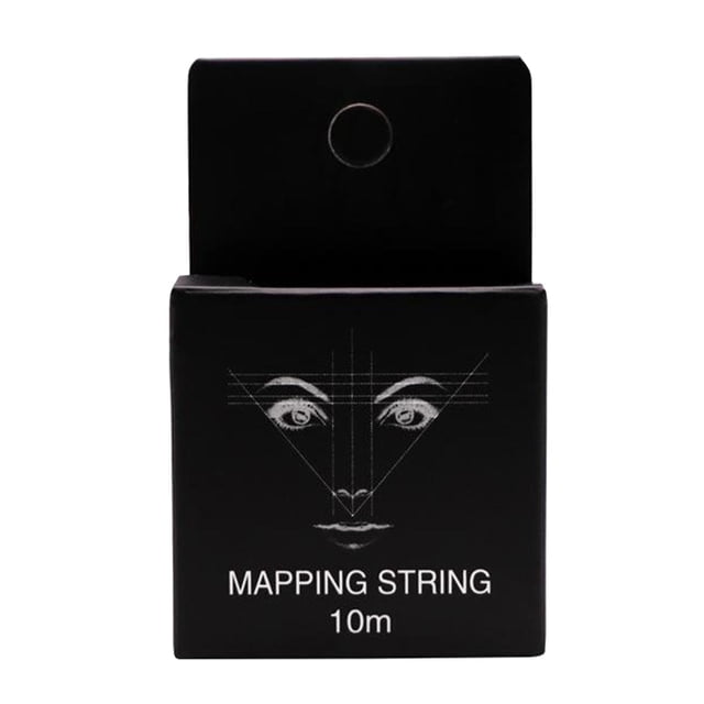 Herramienta engomada del del marcador de cejas Negro Sunnimix Cadena de mapeo pre entintada de 10 m