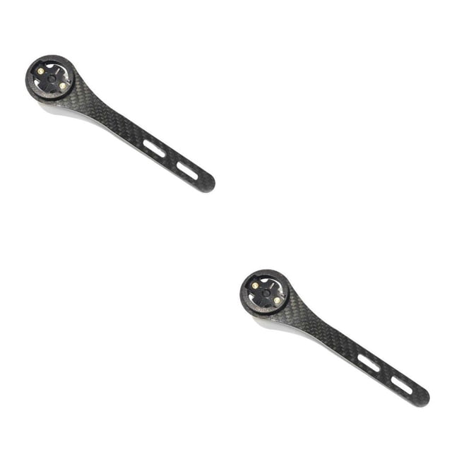 Sonducket Juego de soporte para linterna para ordenador de bicicleta, soporte para velocímetro, estante de montaje de fibra de carbono, Type1 NO1