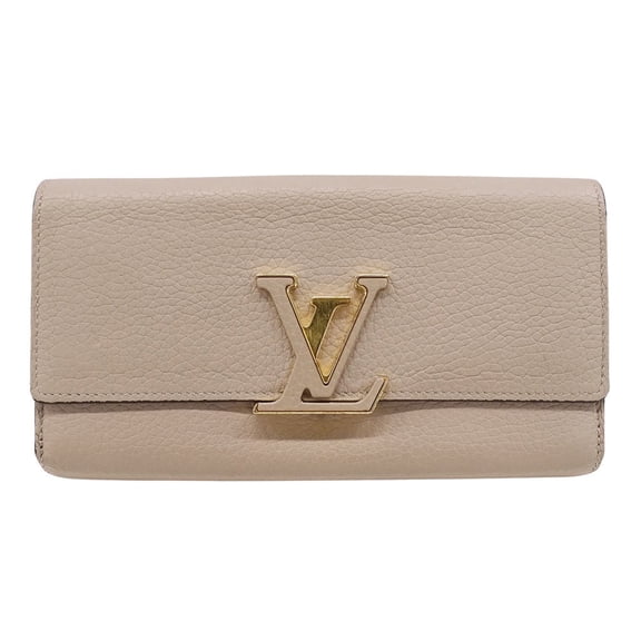 Pre-Owned Louis Vuitton Women's Long Wallet, Taurillon Leather Portefeuille Capucines... (Good)