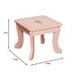 thumbnail image 4 of Set de tocador de maquillaje Touch us Pink con espejo y silla, 9 unidades, 4 of 9