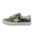 thumbnail image 2 of Gypsy Jazz Womens Cosmic Glitter Star Fashion Sneaker (Leopard, 6), 2 of 5