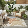thumbnail image 6 of Nourison Aloha Indoor/Outdoor Ivory Multicolor 5'3" x 7'5" Area Rug (5x7), 6 of 10