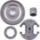 thumbnail image 4 of Conjunto de embrague de tambor, kit de rodamiento de agujas de llanta dentada para motosierra Husqvarna 340 345 346XP 350 351 353 445 450 E, 4 of 5