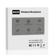 PQRQP Wireless Microphone for iPhone Android–2 Pack Lavalier Mic for Video Recording, USB-C Plug & Play, High-Fidelity Audio