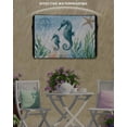 thumbnail image 6 of Outdoor TV Cover 40 to 43 Inch Weatherproof, Sea Hippocampus Compass Waterproof TV Screen Protector for Outside Decor with Zipper and Pocket 40"L x 25"H , Bule Sea Starfish Shell, 6 of 7