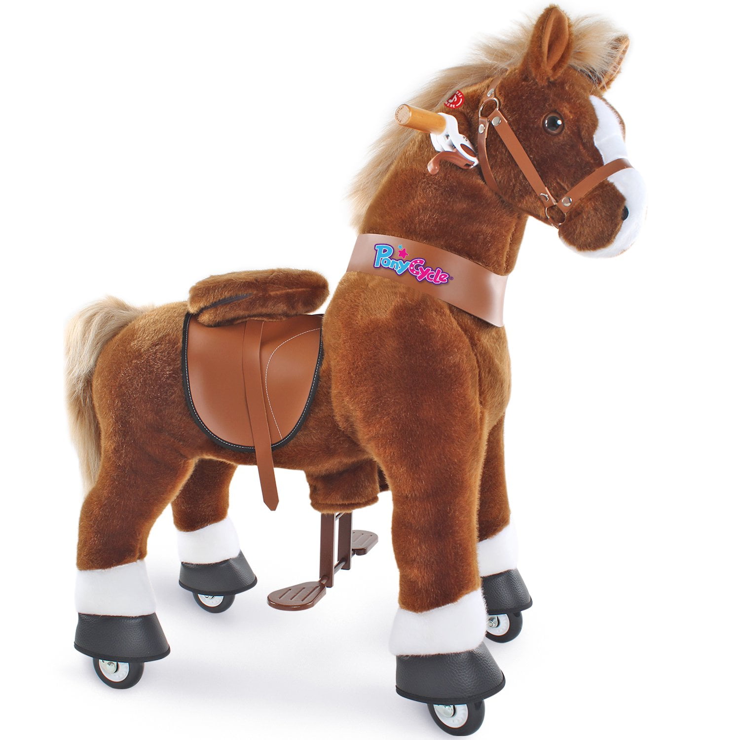 PonyCycle Ride on Horse Kids Ride on Toys (with Brake/ 36" Height/ Size