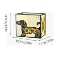 thumbnail image 3 of Stained Glass Style Acrylic Plant Pot, Flower Pot with Drainage Hole, Flower Puppy Planter Pot, Cute Succulent Pot, Plant Lover Gift, 3 of 8
