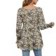 thumbnail image 4 of Camisas Para Mujer Casual Moda Manga Larga Cuello en V Estampado Puff Manga Larga Túnica Top Odeerbi ODB126165, 4 of 7