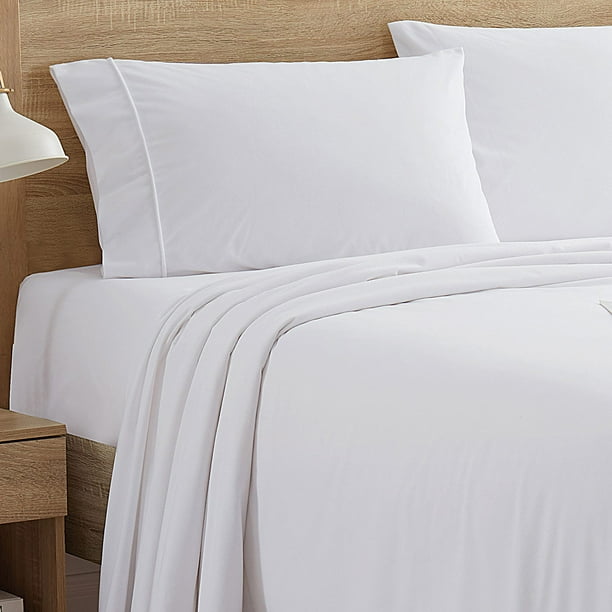 Sábanas de franela Sweet Home Collection Warm Twin White