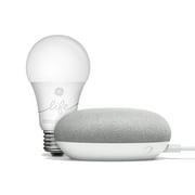 Google Smart Light Starter Kit - Google Home Mini and GE C-Life Smart Light Bulb