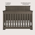 thumbnail image 6 of Child Craft Redmond Full Panel 4-in-1 Convertible Crib, Dapper Gray, 6 of 9