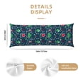 thumbnail image 3 of Gaeub Christmas Printed Long Body Pillowcase Envelope Closure 1 Pack Wrinkle for Night Sweats - 20x54 in, 3 of 8