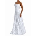 thumbnail image 4 of Women'S Maxi Dresses Wedding Guest Dress A-Line Long Square Neck Backless Sling for Beach White S, 4 of 9