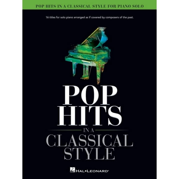 Pop Hits in a Classical Style for Piano Solo Arranged by David Pearl, (Paperback)