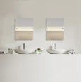 thumbnail image 2 of Shadwell Collection Frameless Rectangular Tilt Mirror with Beveled Edge - Antique Bronze, 2 of 2