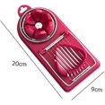 thumbnail image 5 of Coupe-œufs Multifonctions en Acier Inoxydable - Outil de Cuisine 2 en 1 (Rouge Rose), 5 of 5