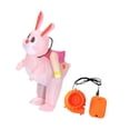 thumbnail image 4 of Disfraz inflable de conejo de Pascua, accesorio fotográfico, traje de cuerpo entero para desfile de festivales. Para adultos, 4 of 9