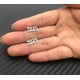 thumbnail image 4 of Pendientes digitales de acero inoxidable con año, pendientes digitales de acero inoxidable, regalos de cumpleaños, fáciles de combinar, regalo ideal, 4 of 5