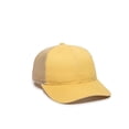 thumbnail image 6 of Outdoor Cap Ponytail Baseball Cap – Low Profile Dad Hat Style, Pigment-Dyed Cotton, Adjustable, Dusty Yellow, 6 of 6