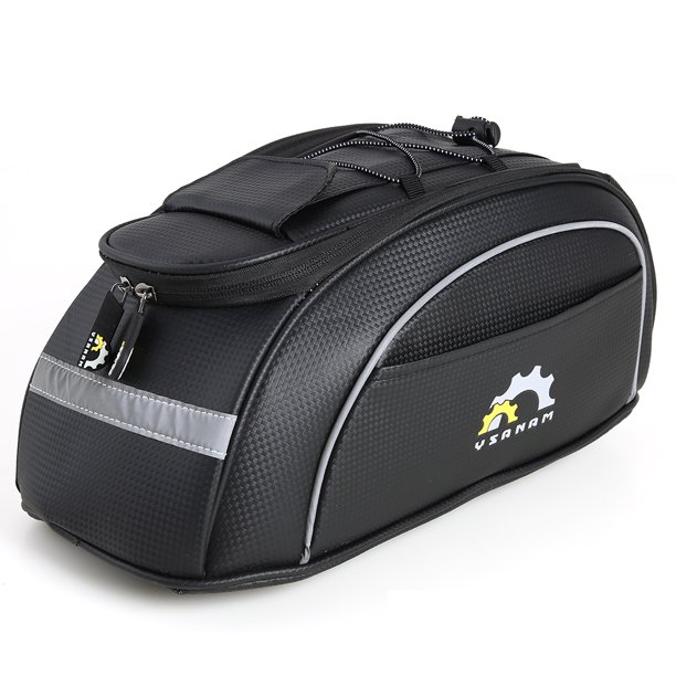 Contenedor para alforjas de bicicleta Bolsa de transporte impermeable de fibra de carbono reflectante para bicicleta MTB JShteea El nuevo