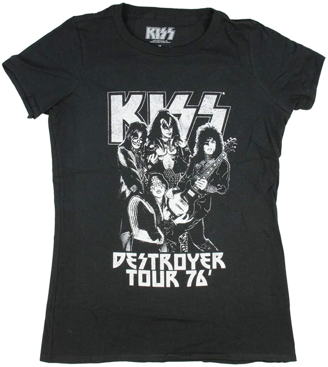 K.I.S.S. Ladies KISS Classic Rock Shirt Kiss Destroyer Vintage Tee