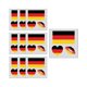 thumbnail image 2 of Uuiauoio 10 pcs Temporary Football Tattoo Stickers Set of 10 for Match Party Fan Celebration Face Body Art Decoration Sport Themed Supplies, 2 of 6