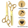 thumbnail image 4 of Kit de tijeras para cortar el cabello: tijeras profesionales para el cabello, tijeras de adelgazamiento, peine para el cabello, 4 of 5
