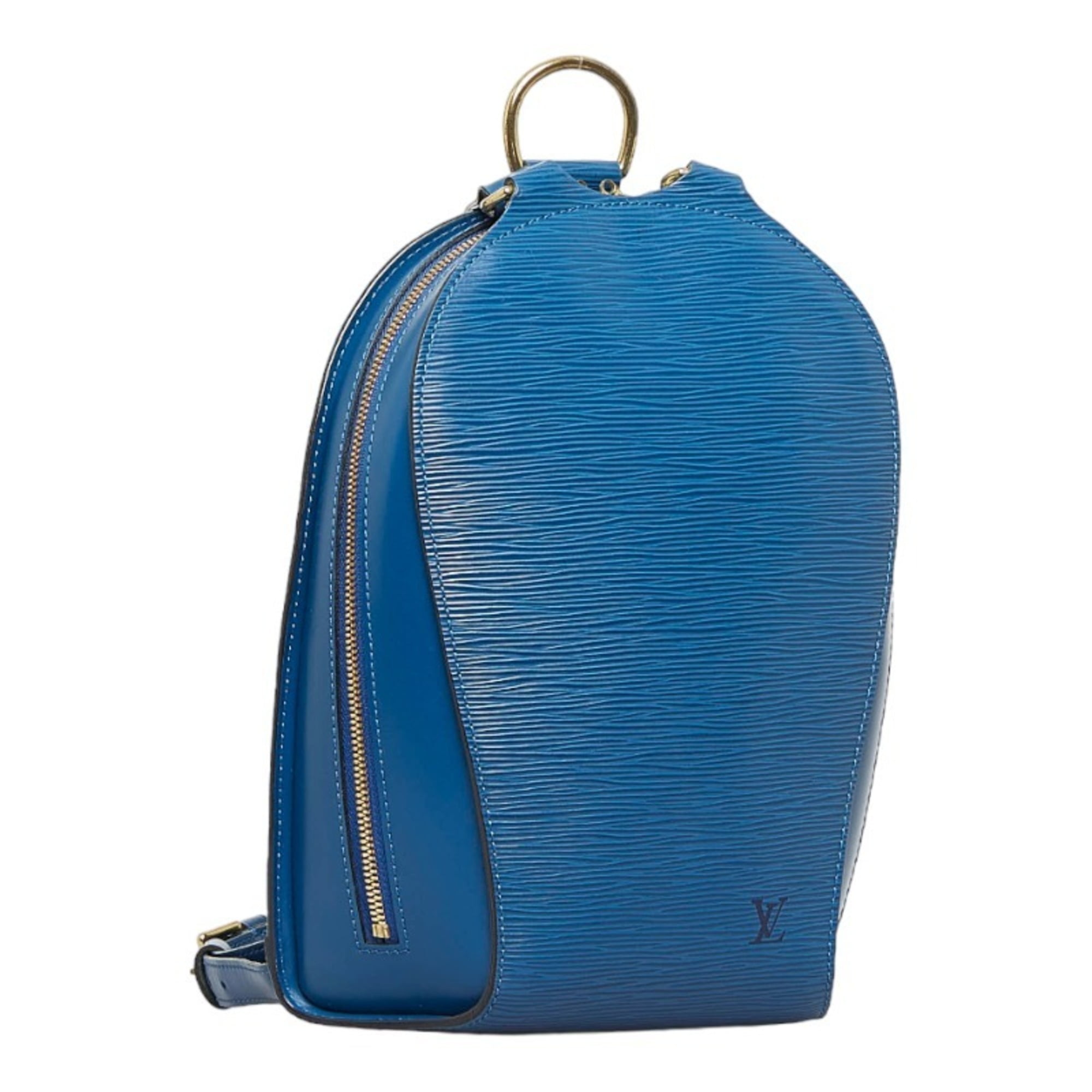 Pre Owned Louis Vuitton Epi Mabillon Backpack M52235 Toledo Blue Leather Ladies LOUIS VUITTON Fair Walmart