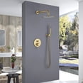 thumbnail image 3 of Pressure-Balanced Wall Mounted Shower Faucet Set, Shower Combo Set with Rough-in Valve(cUPC Certificate), 3 of 5