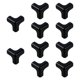 thumbnail image 3 of 10 protectores de esquinas, protectores de esquinas para muebles a prueba de bebés, protectores de bordes para el hogar, escritorio, armario, oficina Negro, 3 of 10