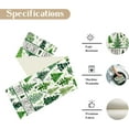 thumbnail image 5 of Xmas Trees Christmas Table Runner Green Christmas Tree Runner for Table Seasonal Winter Holiday Christmas Decor for Home Kitchen Dining 13x108 Inch, 5 of 6