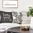 thumbnail image 5 of Pillow Covers 16x16 Modern Sofa Throw Pillow Cover, Decorative Outdoor Linen Fabric Pillow Case for Couch Bed Car (Rustic Gray, 16x16,Set of 4), 5 of 6