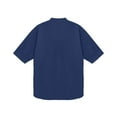 thumbnail image 4 of qucoqpe Women's Linen Cotton Tops Lightweight Pleated Short Sleeve Button-Down Shirts Summer Comfy Breathable Vacation Blouse Tees, 4 of 7