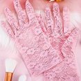 thumbnail image 4 of Guantes de encaje para mujer, guantes de fiesta de té, guantes cortos de cortesía, guantes de novia florales vintage para mujer, cena de boda, 4 of 5