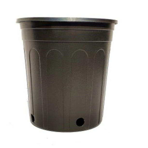 SEUNMUK 15 Pack 1 Gallon Plastic Nursery Pots,Trade Pots with Drainage