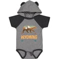 thumbnail image 3 of Inktastic Wyoming Vacation Bear Silhouette Boys or Girls Baby Bodysuit, 3 of 5