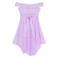 thumbnail image 4 of CHICTRY Juniors Grandes Filles Off-the-Shoulder Bal Cocktail Soirée Robe Perles Brillantes Robe de Fête d'Anniversaire Rose 8, 4 of 5