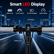 350W Foldable Electric Scooter for Adults, 8.5 Solid Tire 19mph , 21- Miles Range, Lightweight Commuting E Scooter with APP Control