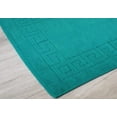 thumbnail image 2 of George & Jimmy 100% Cotton Labyrinth Pattern Bath Mat Door Mat for Bathroom Green Color 1 Piece, 2 of 2