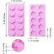 thumbnail image 5 of lote De 4 Moules En Silicone Antiadhsifs Pour Chocolats, Bonbons, Gele, Glaons, Friandises Pour Chien, Moules En Forme De Patte De Chien Et Dos, 5 of 5