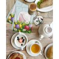 thumbnail image 4 of Easter Kitchen Dish Towels for Drying Dishes Set of 3, Wooden Bunny Colorful Eggs Spring Floral Farmhouse Waffle Weave Microfiber Hand Tea Bathroom Towels Quick Dry & Absorbent Towel 15.7x23.6, 4 of 7