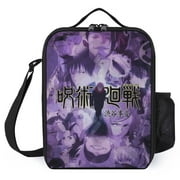 Jujutsu Kaisen Lunch Bag, Insulated Lunch Bag for Women Men Kids Lunch Box Container Bag Reusable Lunch Tote Bag for Office, Work, School, Beach, Travel, Picnic