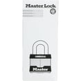 thumbnail image 4 of Master Lock 1-5/16" H x 1-3/4" W Steel Pin Tumbler Padlock 1 pk Keyed Alike, 4 of 6