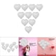 thumbnail image 4 of Globos de Helio de Corazón Blanco Globos de Corazón de Helio Blanco Papel de Aluminio de Alto Grado 10 Piezas Globos de Papel de Aluminio de Corazón de 18" Fiesta Boda ANGGREK  Otros, 4 of 7