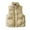 Khaki, variant on IMENGL Casual solid zipper pocket loose sleeveless vest coat jacket, Black M, Size M-2XL